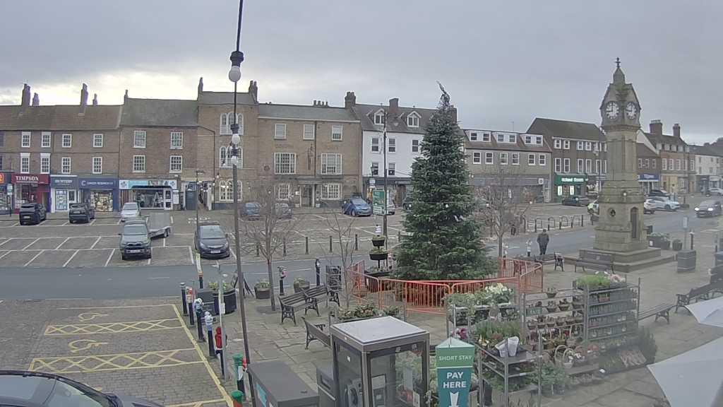 Thirsk webcam overlooking the Market Place