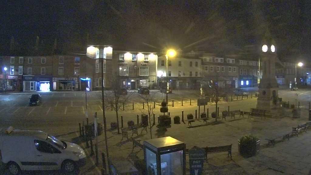 Thirsk webcam overlooking the Market Place